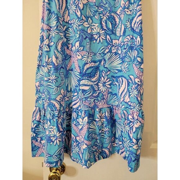 Lilly Pulitzer Malone Shell Print Sleeveless Cotton Shift Dress S $118 - Picture 9 of 9